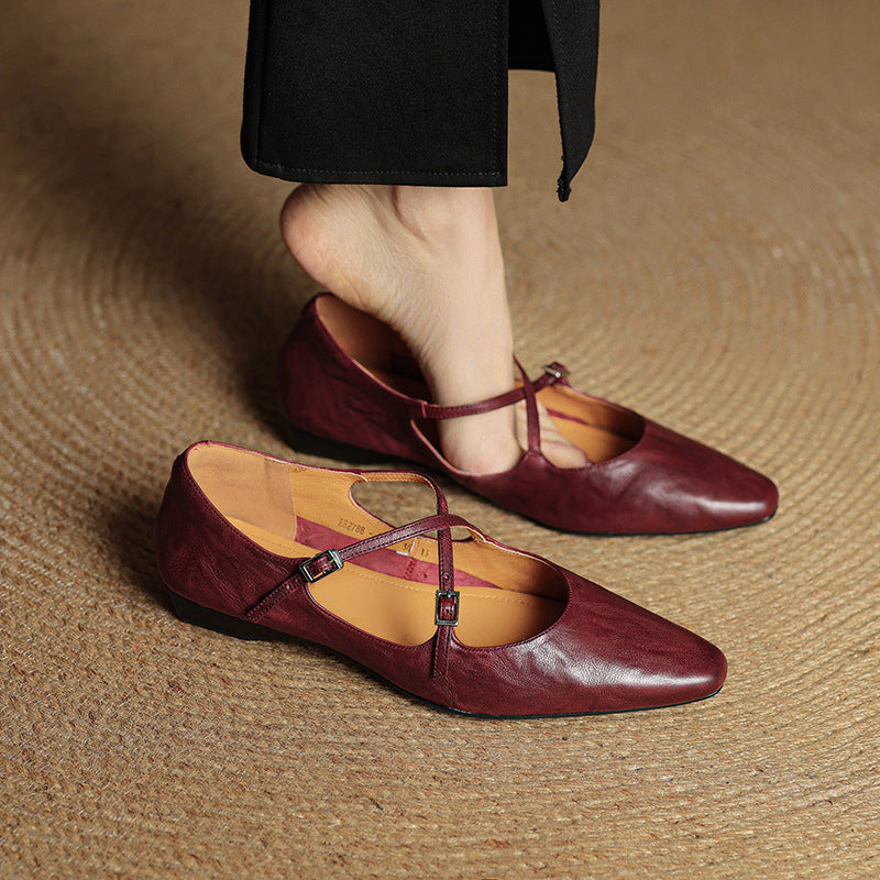 Anna-Berg | Genuine Leather Flats