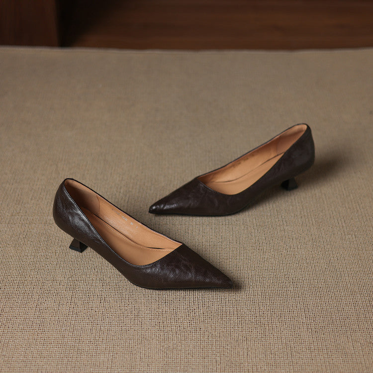Anna-Berg | Genuine Leather Heels
