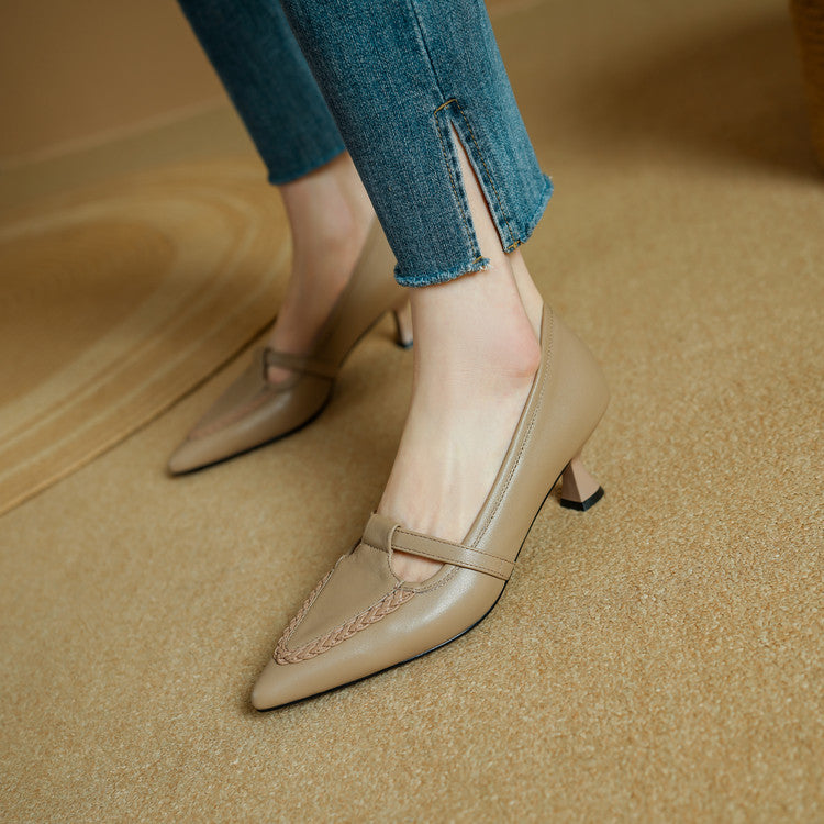 Anna-Berg | Genuine Leather Heels