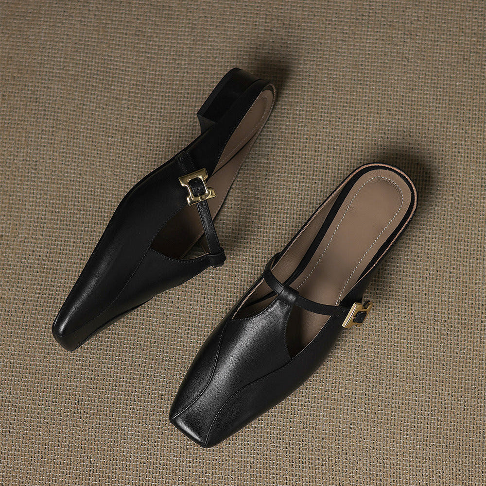 Anna-Berg | Leather Mules