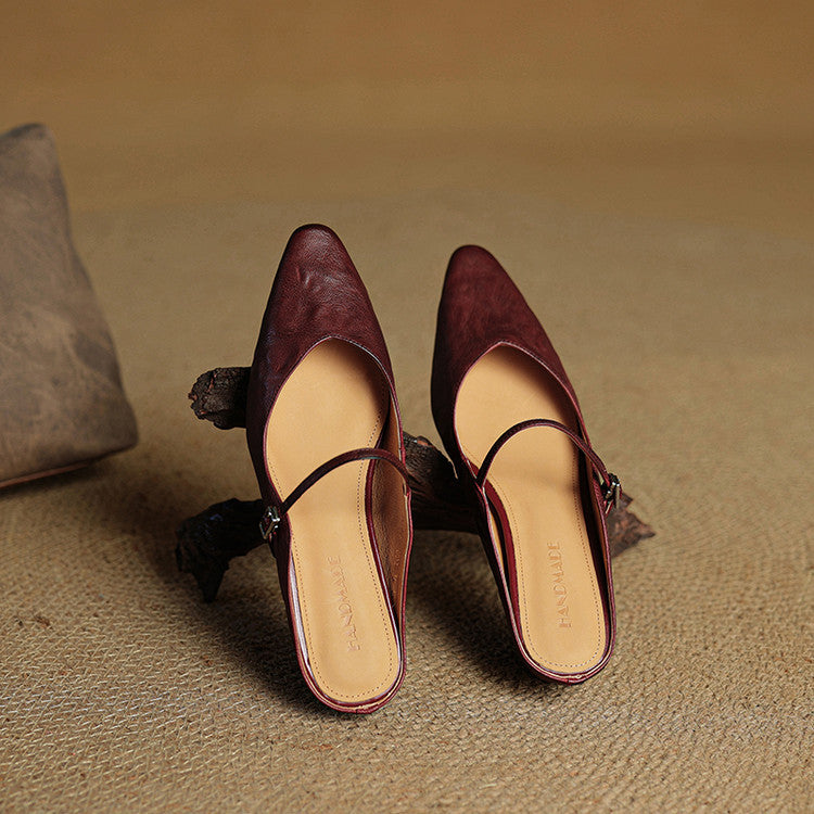 Anna-Berg | Mules + Genuine Leather