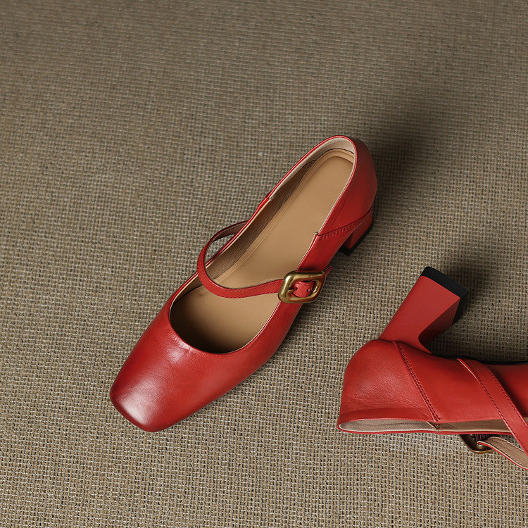 Anna-Berg | Genuine Leather Heels