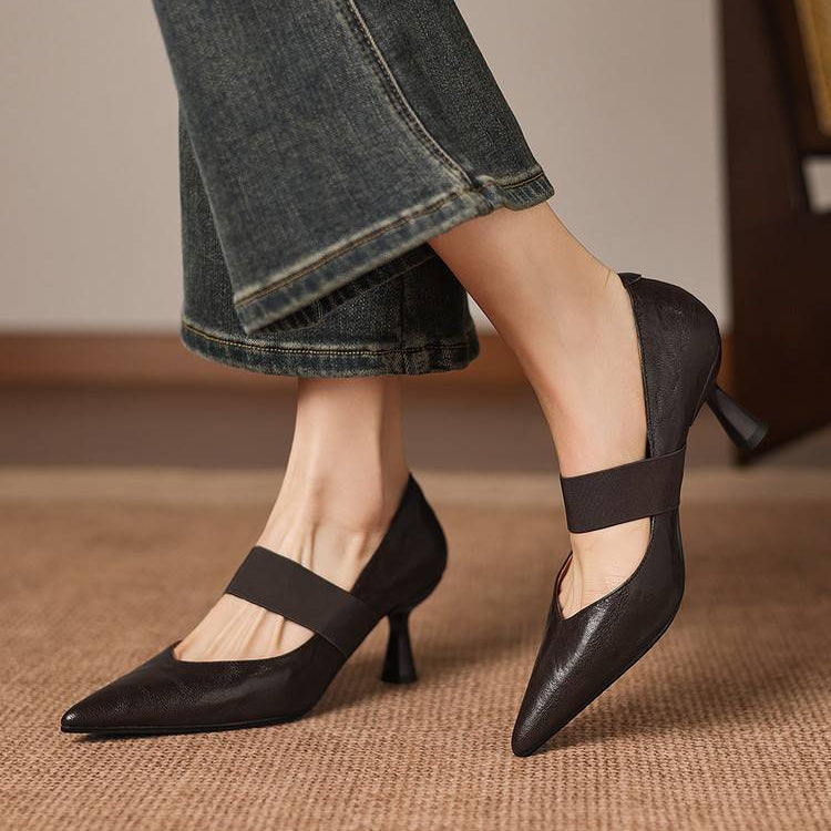 Anna-Berg | Genuine Leather Heels