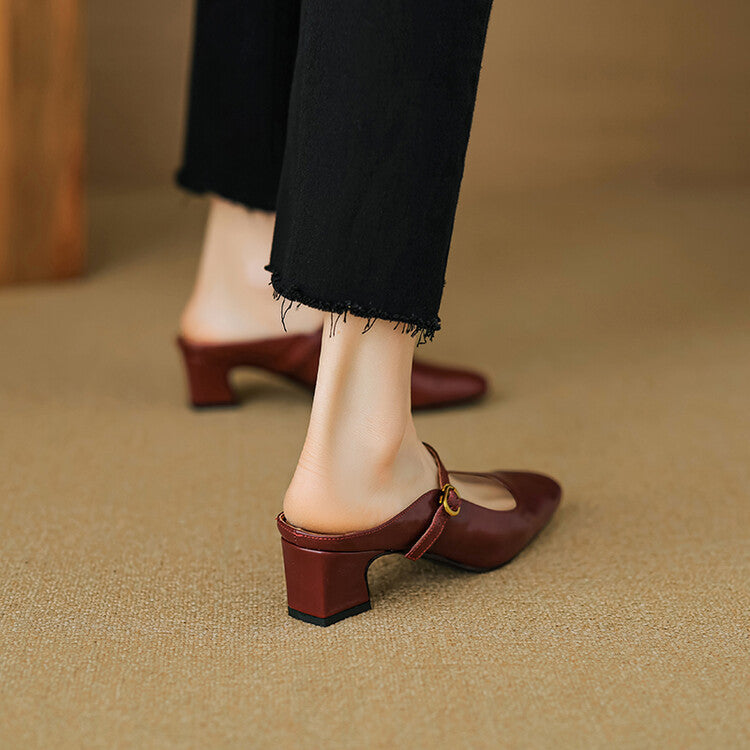 Anna-Berg | Genuine Leather Mules