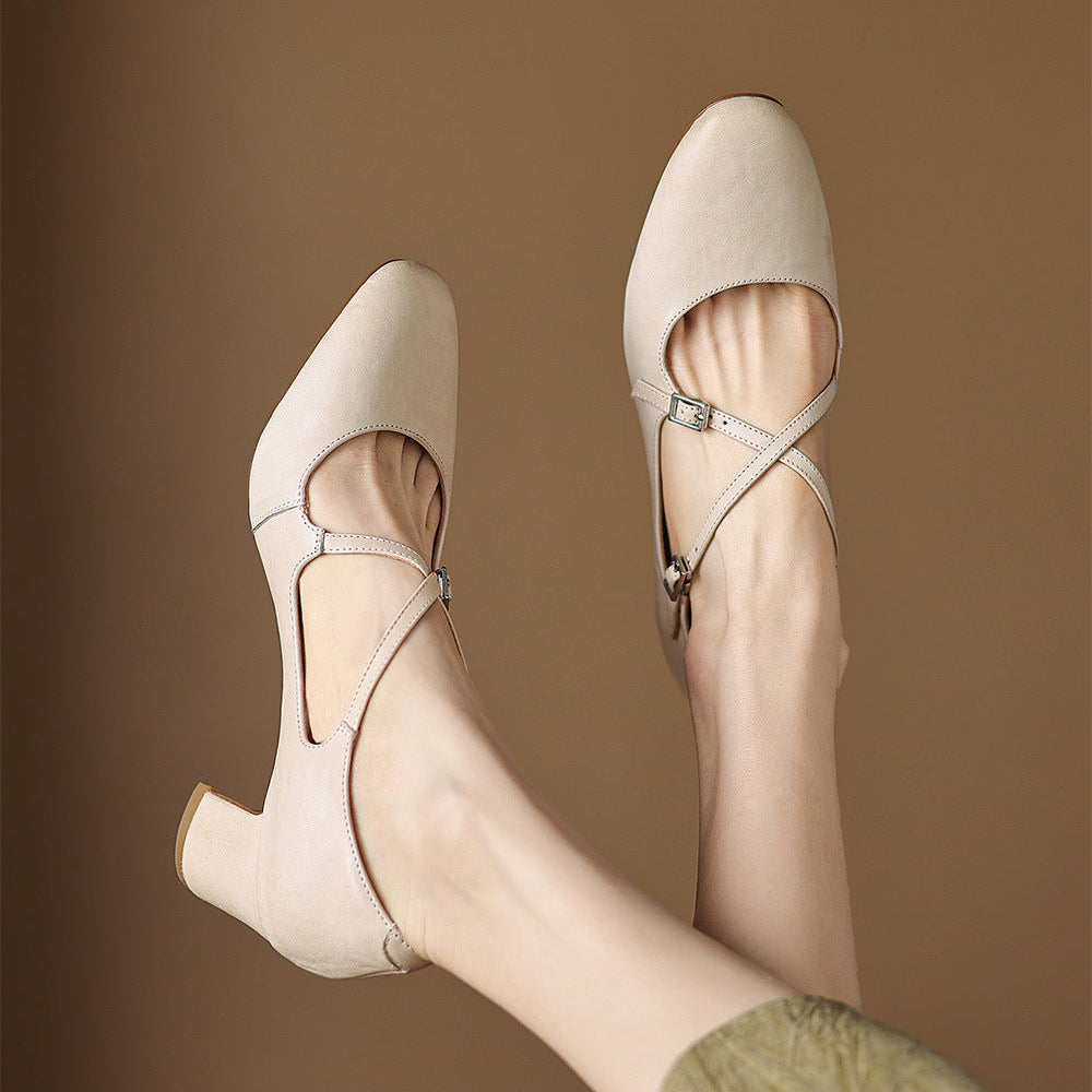 Anna-Berg | Genuine Leather Heels