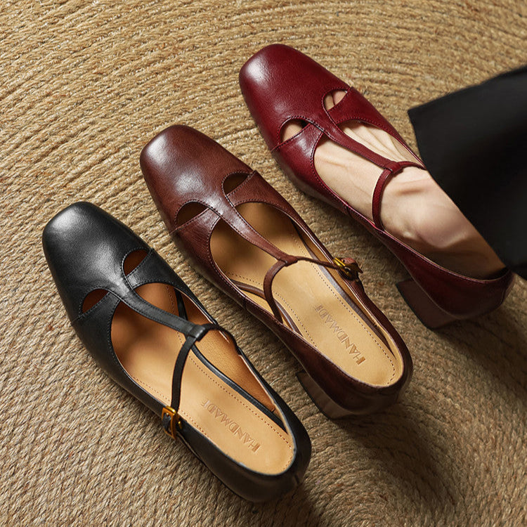 Anna-Berg | Genuine Leather Heels