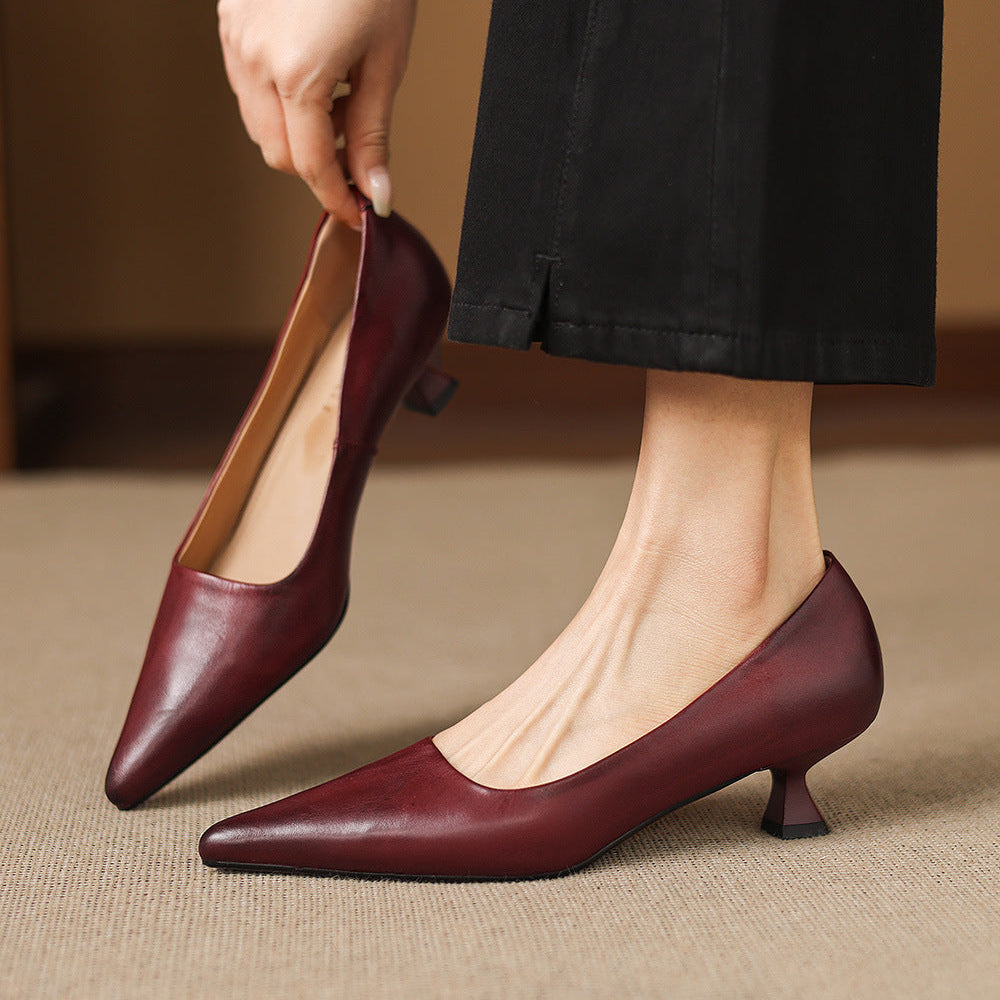 Anna-Berg | Genuine Leather Heels