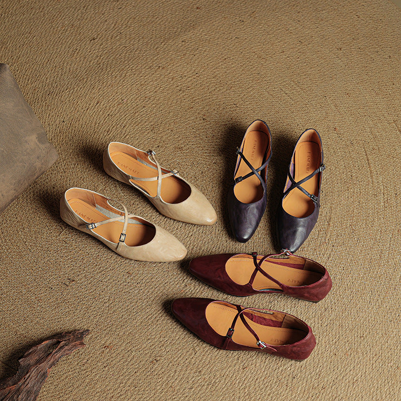 Anna-Berg | Genuine Leather Flats