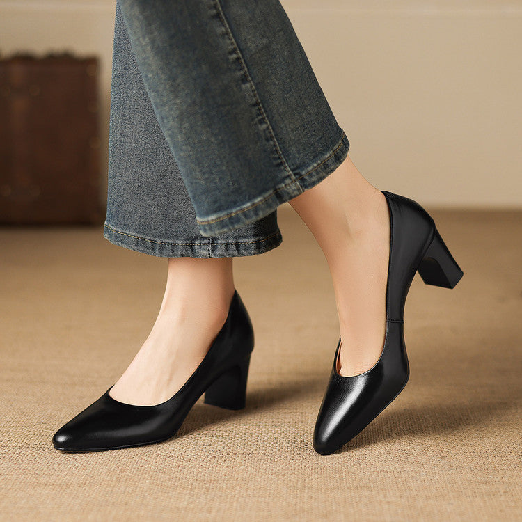 Anna-Berg | Genuine Leather Heels