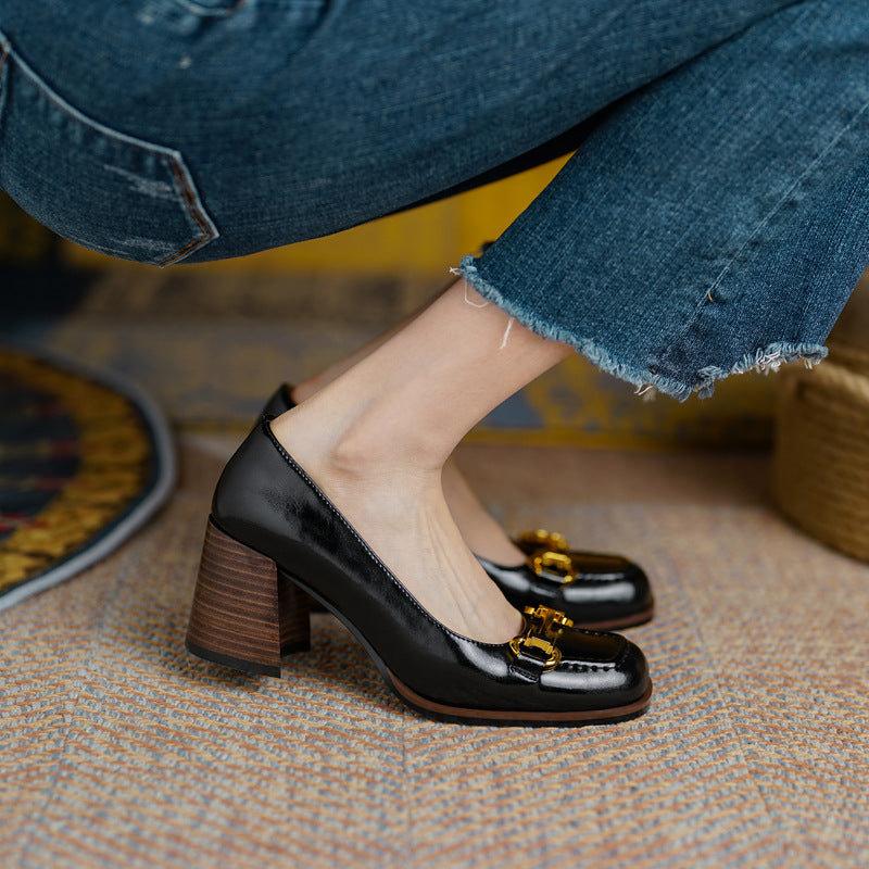 Anna-Berg | Genuine Leather Heels