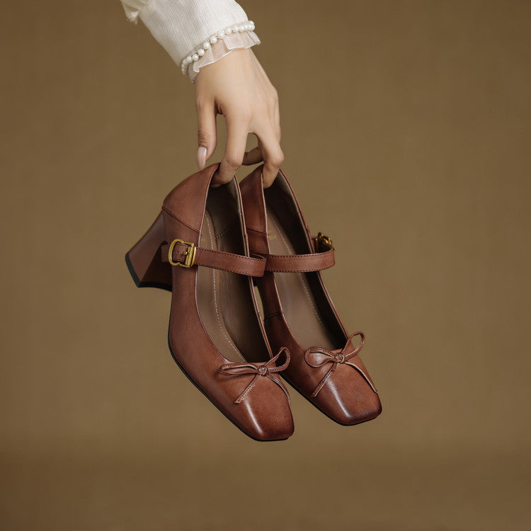 Anna-Berg | Genuine Leather Heels