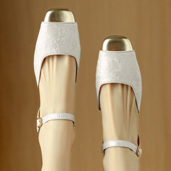 Anna-Berg | Slingback Heels in Leather