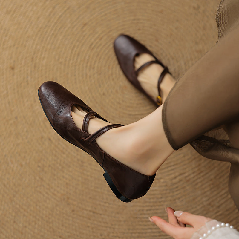 Anna-Berg | Genuine Leather Flats