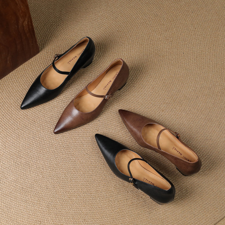Anna-Berg | Genuine Leather Heels