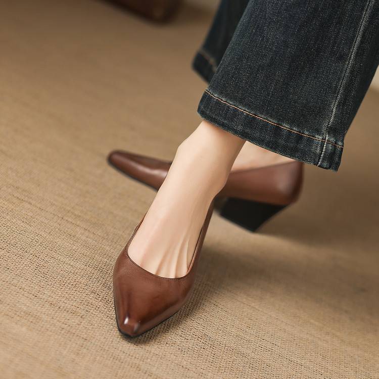 Anna-Berg | Genuine Leather Heels