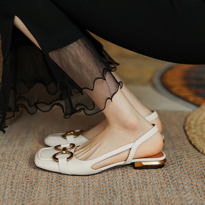 Anna-Berg | Slingback Heels in Leather