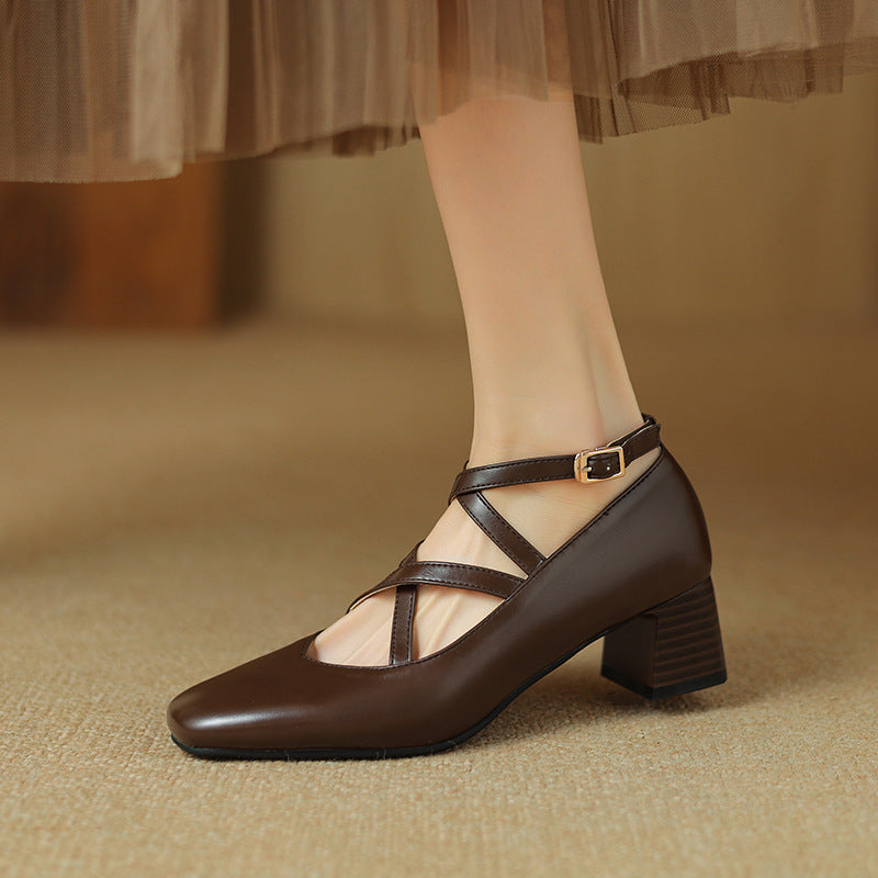 Anna-Berg | Leather Heels