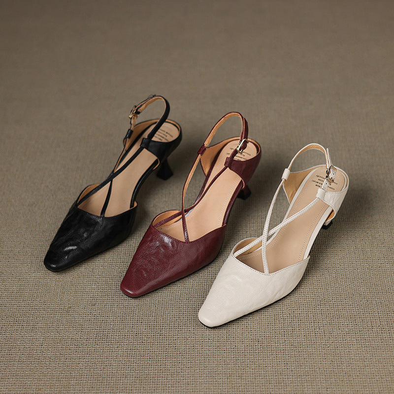 Anna-Berg | Genuine Leather Heels