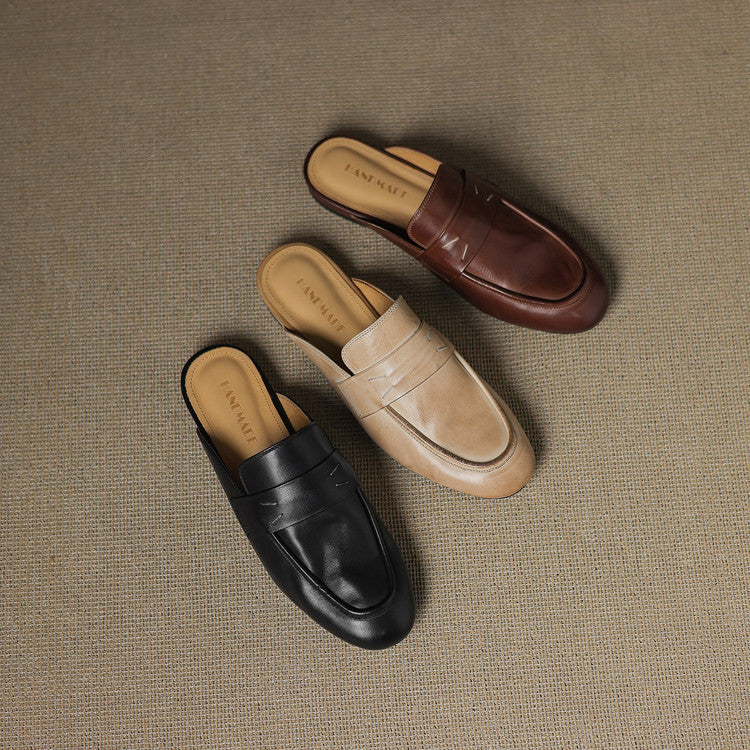 Anna-Berg | Genuine Leather Mules