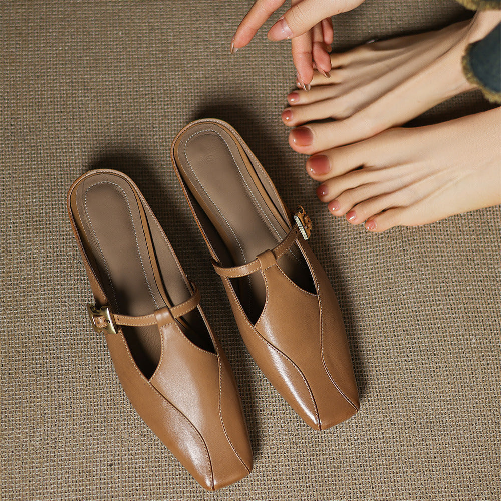 Anna-Berg | Leather Mules