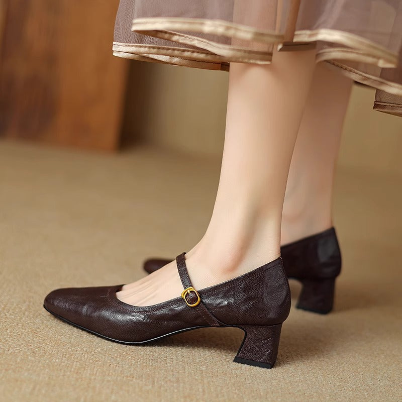 Anna-Berg | Genuine Leather Heels