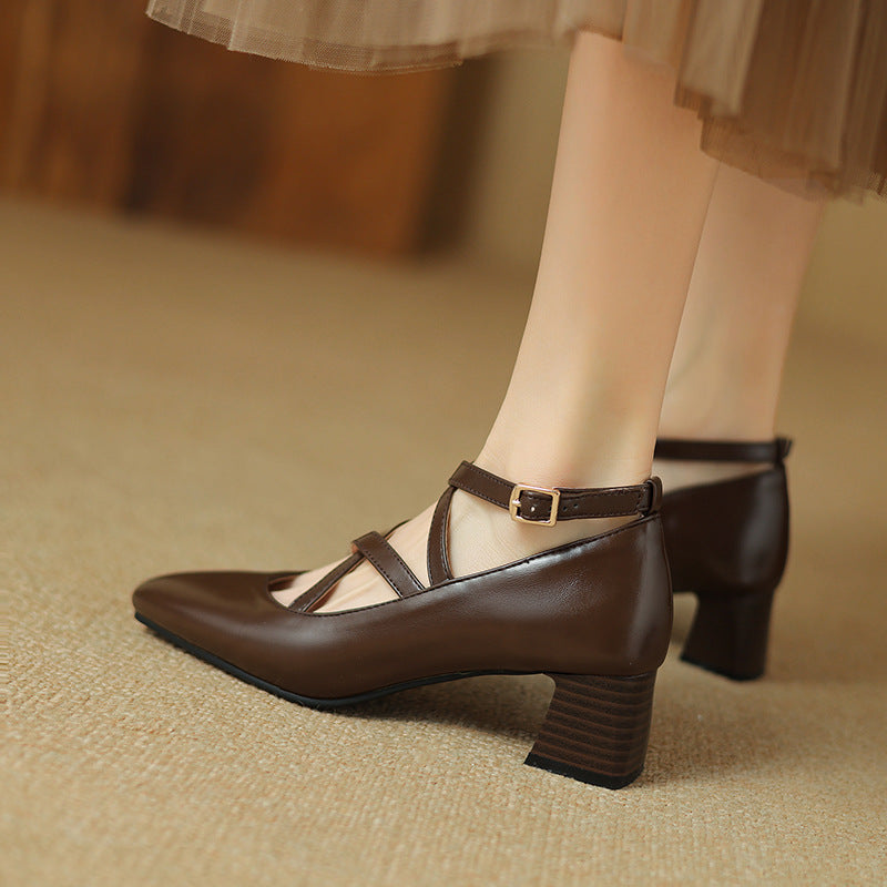 Anna-Berg | Leather Heels