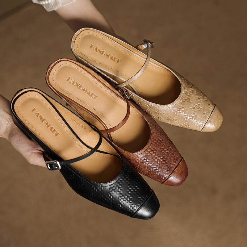 Anna-Berg | Genuine Leather Mules