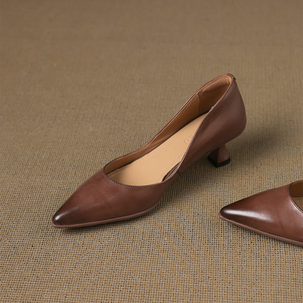 Anna-Berg | Leather Heels