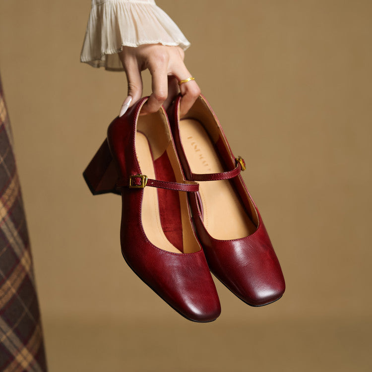 Anna-Berg | Genuine Leather Heels