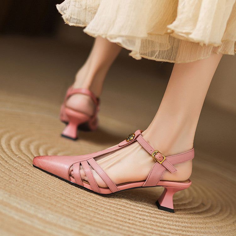 Anna-Berg | Genuine Leather Heels