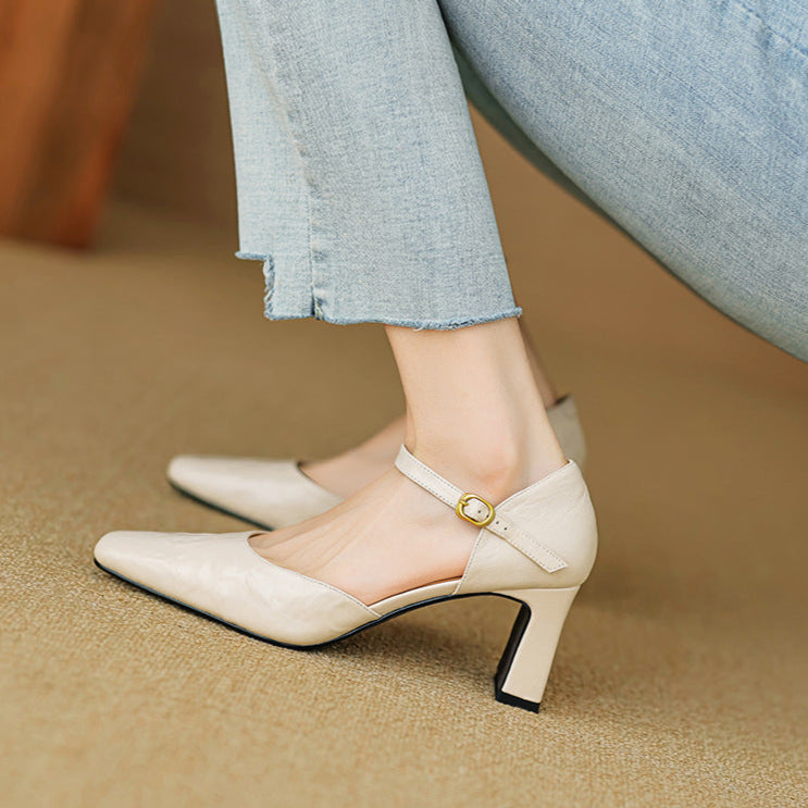 Anna-Berg | Genuine Leather Heels