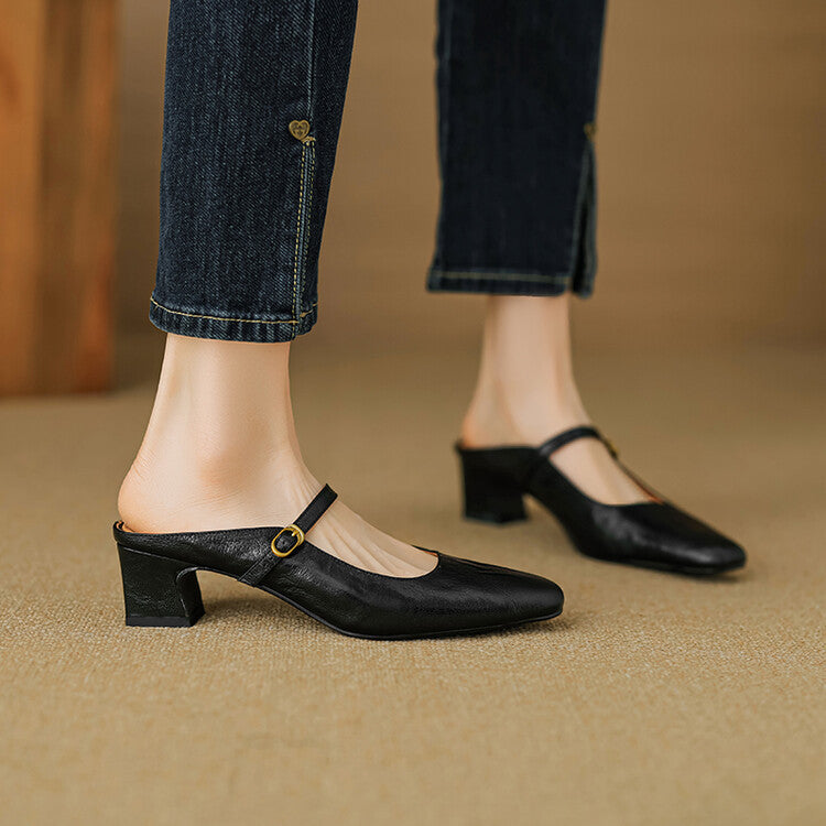 Anna-Berg | Genuine Leather Mules