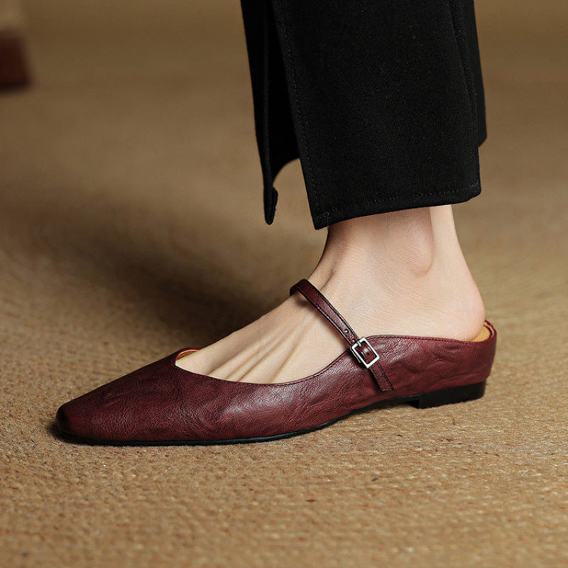 Anna-Berg | Mules + Genuine Leather