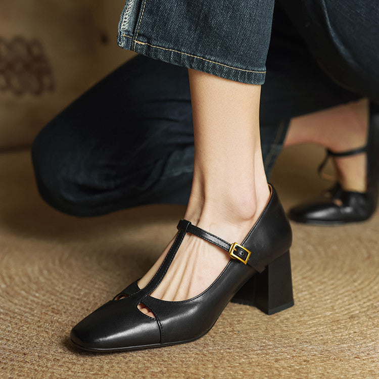 Anna-Berg | Genuine Leather Heels