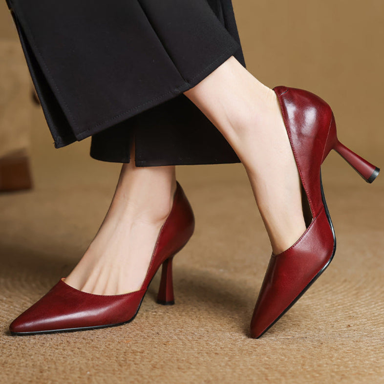 Anna-Berg | Leather Heels