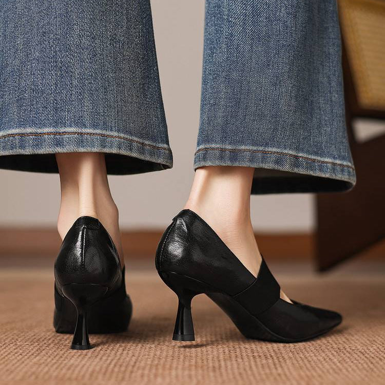 Anna-Berg | Genuine Leather Heels