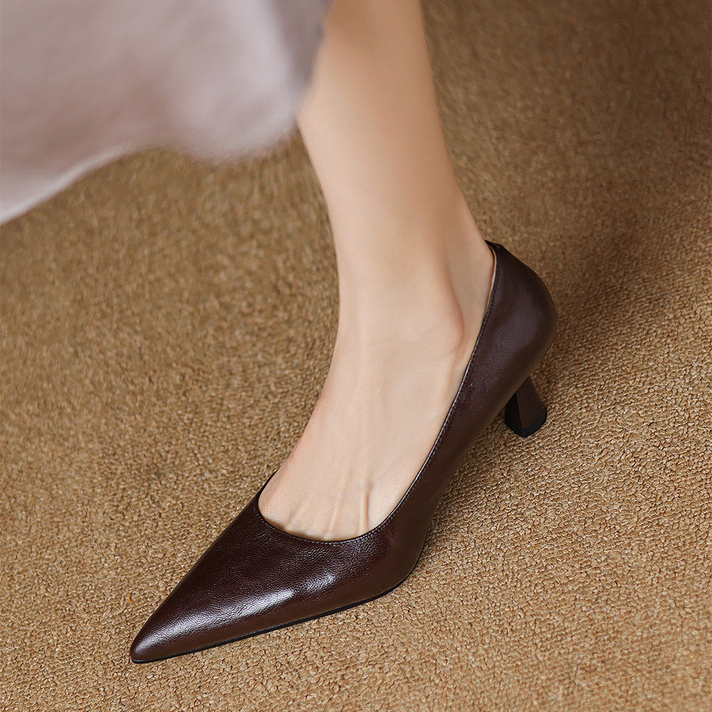 Anna-Berg | Genuine Leather Heels