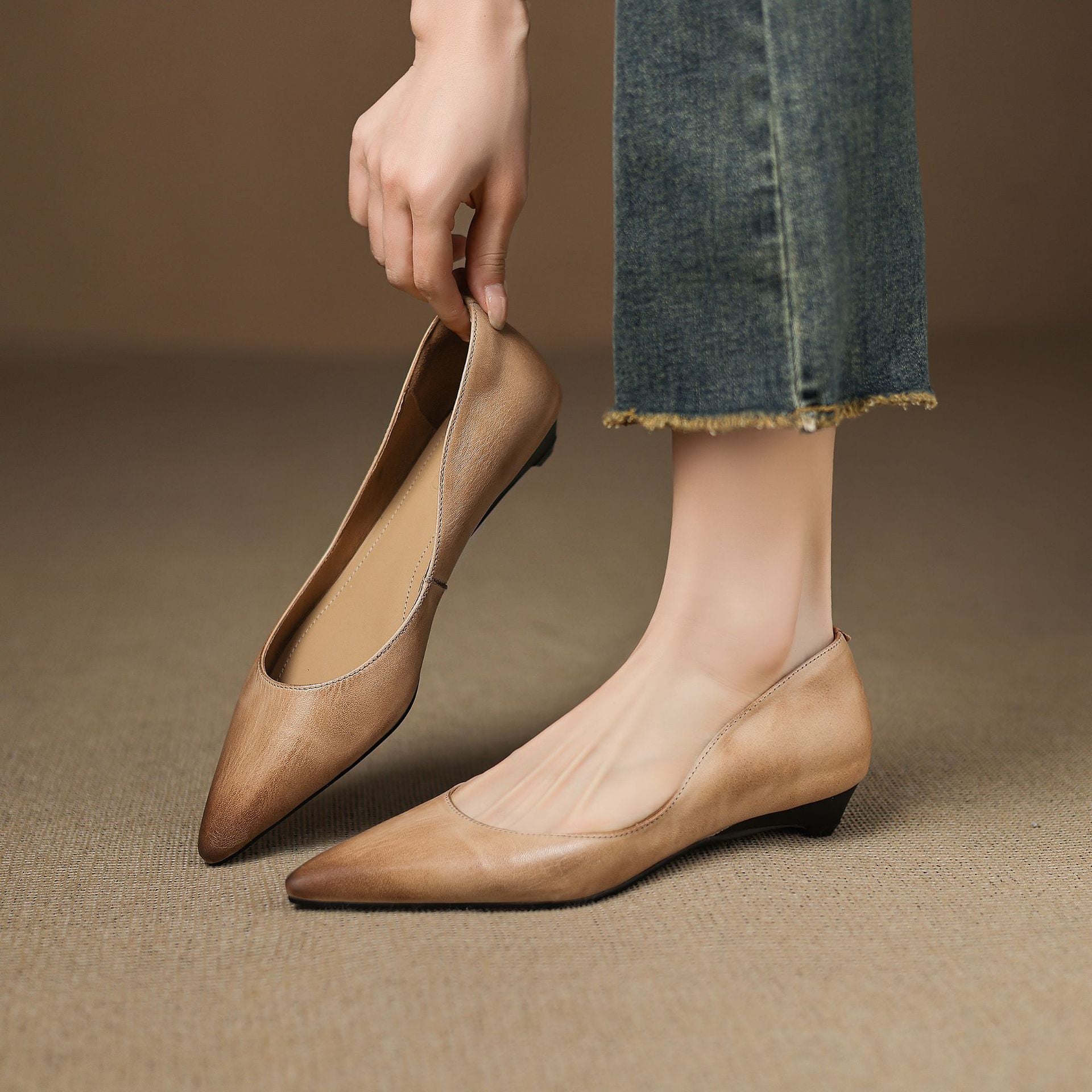 Anna-Berg | Genuine Leather Flats