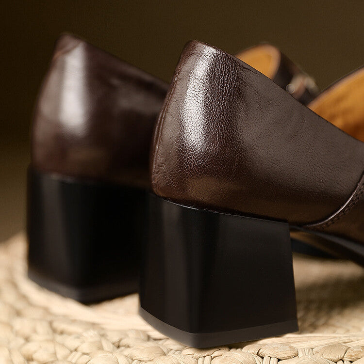 Anna-Berg | Genuine Leather Heels