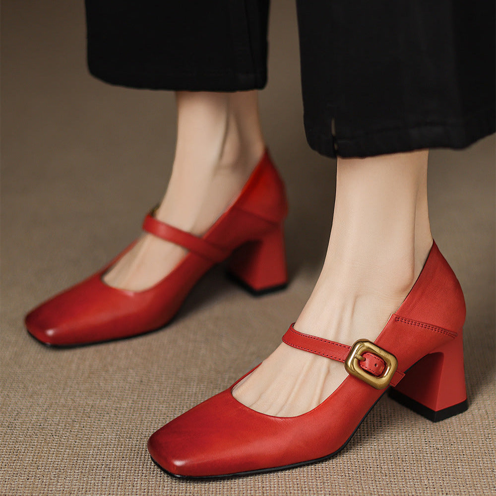 Anna-Berg | Genuine Leather Heels