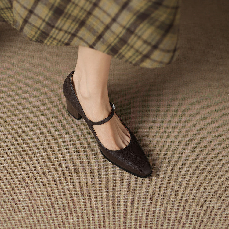 Anna-Berg | Genuine Leather Heels