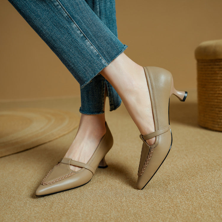 Anna-Berg | Genuine Leather Heels