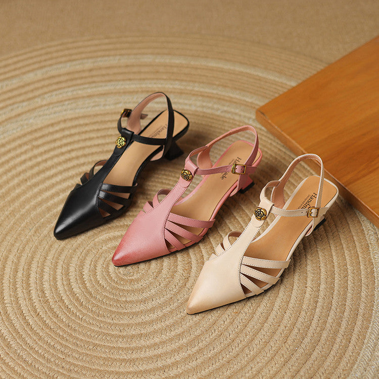 Anna-Berg | Genuine Leather Heels