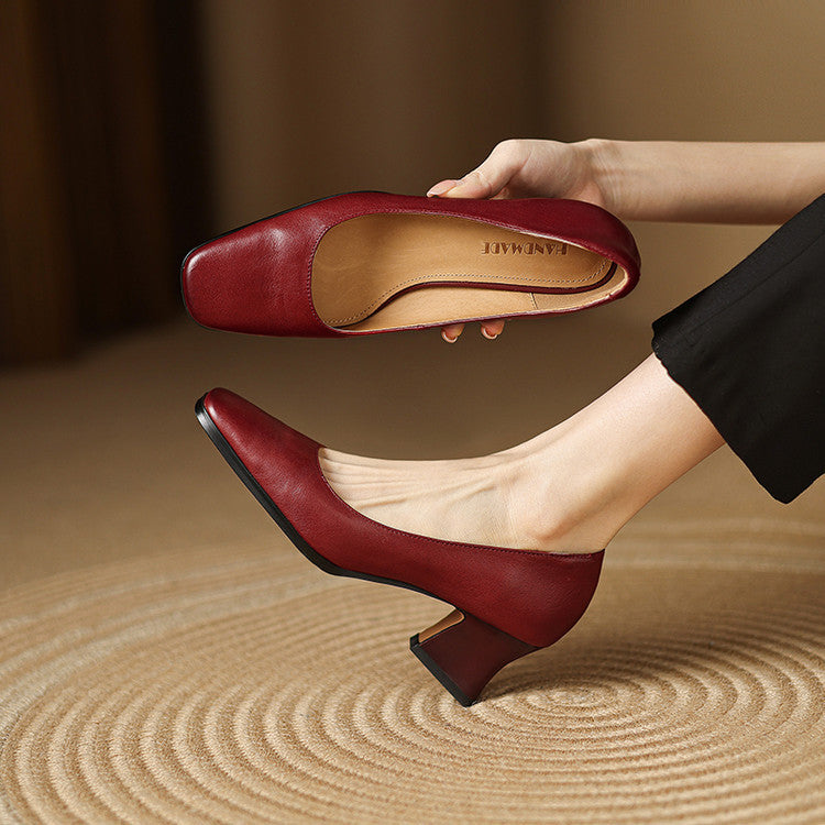 Anna-Berg | Genuine Leather Heels