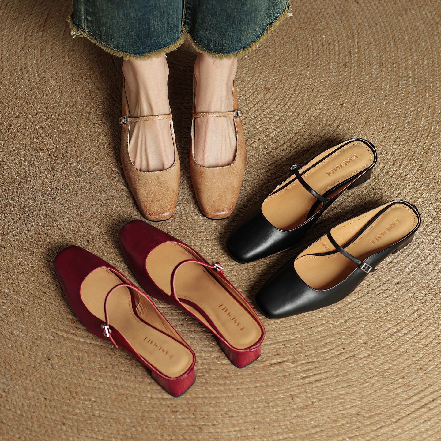 Anna-Berg | Genuine Leather Mules
