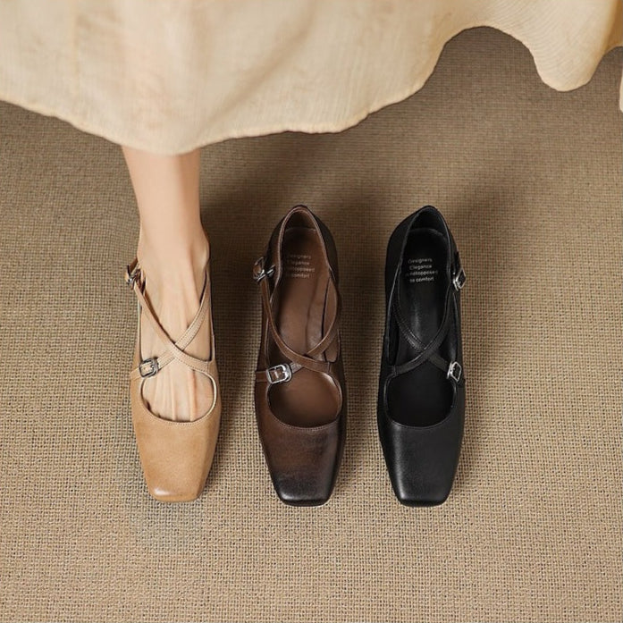 Anna-Berg | Genuine Leather Heels