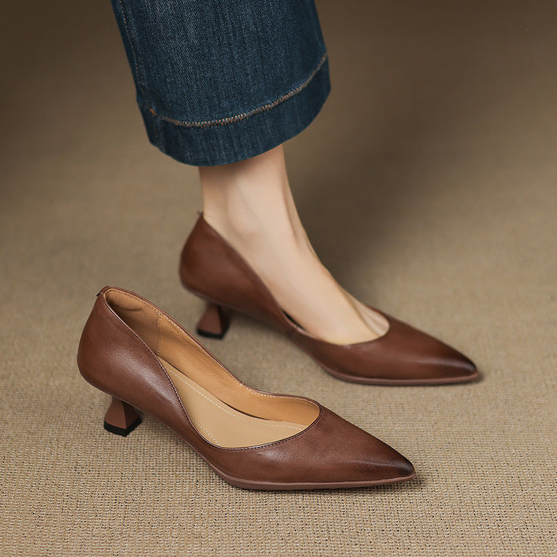 Anna-Berg | Leather Heels