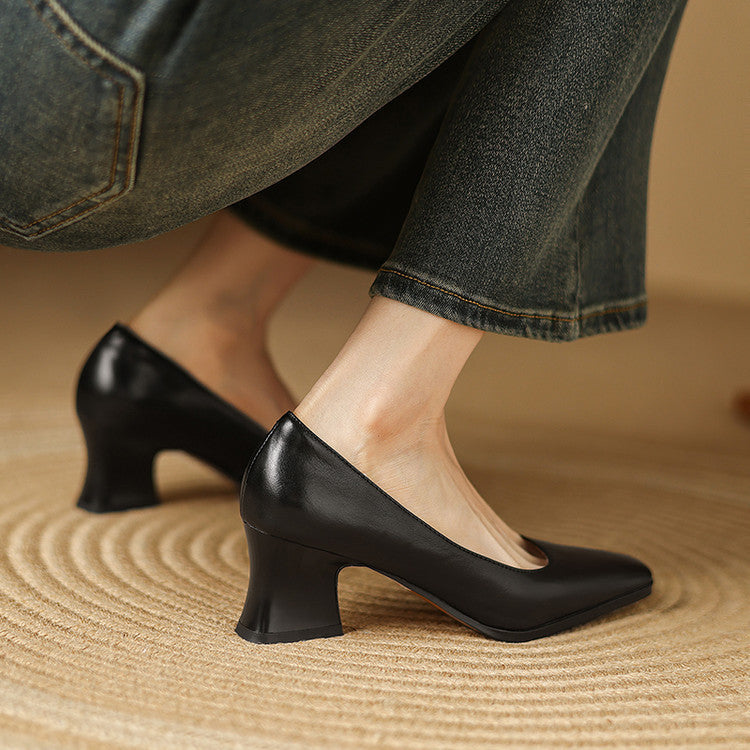 Anna-Berg | Genuine Leather Heels