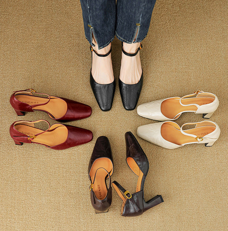 Anna-Berg | Genuine Leather Heels