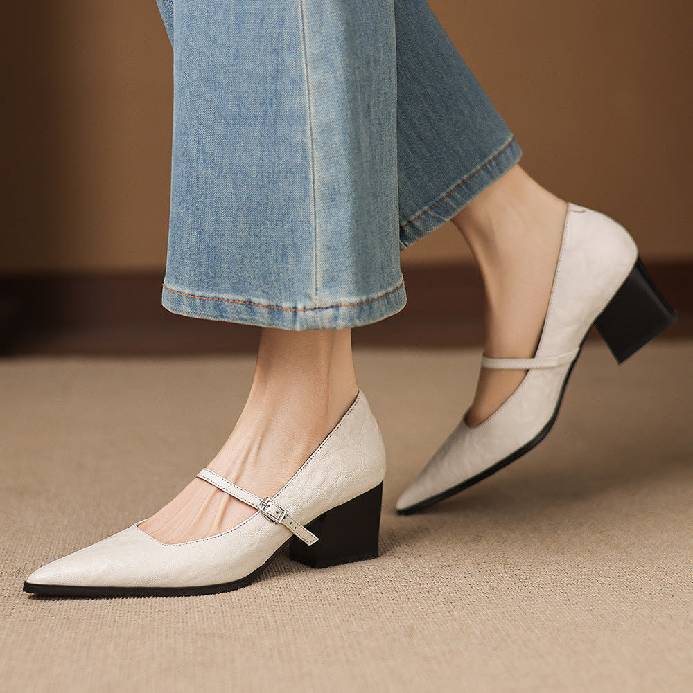 Anna-Berg | Genuine Leather Heels